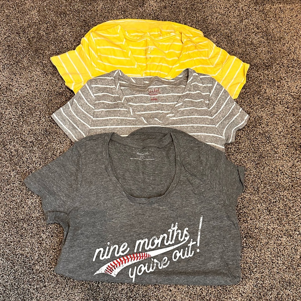 Lot of 3 Maternity Shirts